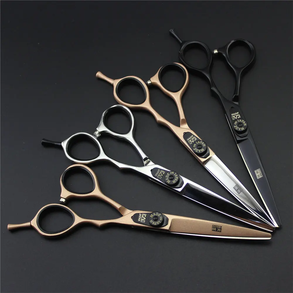 5.5 inch 6inch Japan Kasho Hair Scissors Professional Hairdressing Scissors Barber Shears High Quality Hair Cutting Thinning Set
5.5 inch 6inch Japan Kasho Hair Scissors Professional Hairdressing Scissors Barber Shears High Quality Hair Cutting Thinning Set
