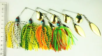 4PCS/Lot Fishing lures17.4G Hooks Spinner bait swivel wobbler isca artificial hard bait fishing tackle Swimbait tackle all depth
4PCS/Lot Fishing lures17.4G Hooks Spinner bait swivel wobbler isca artificial hard bait fishing tackle Swimbait tackle all depth