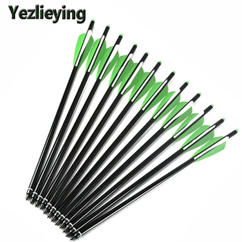 High Quality 6/12 / 24PCS16 17 18 20 22 Inches Aluminum Arrow Bolt Green White Feathers Composite / Recurve Archery Archery
High Quality 6/12 / 24PCS16 17 18 20 22 Inches Aluminum Arrow Bolt Green White Feathers Composite / Recurve Archery Archery