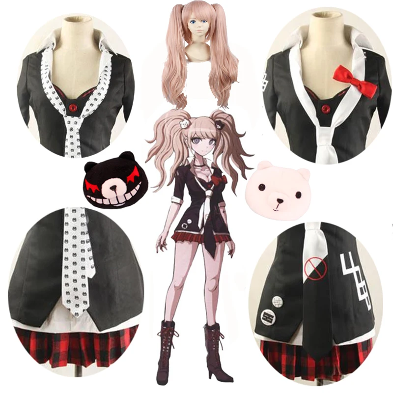 2109Danganronpa Cosplay Junko Enoshima Emboitement Inushio Kimuchi Symbol Mark Sign Dangan-Ronpa Trigger Happy Havoc Costume Wig
2109Danganronpa Cosplay Junko Enoshima Emboitement Inushio Kimuchi Symbol Mark Sign Dangan-Ronpa Trigger Happy Havoc Costume Wig
