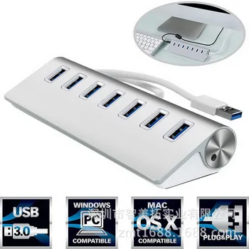 dhl or fedex 50pcs Aluminium 7 ports usb 3.0 hub High Quality usb splitter Adapter super speed up to 5Gbs for computer
dhl or fedex 50pcs Aluminium 7 ports usb 3.0 hub High Quality usb splitter Adapter super speed up to 5Gbs for computer