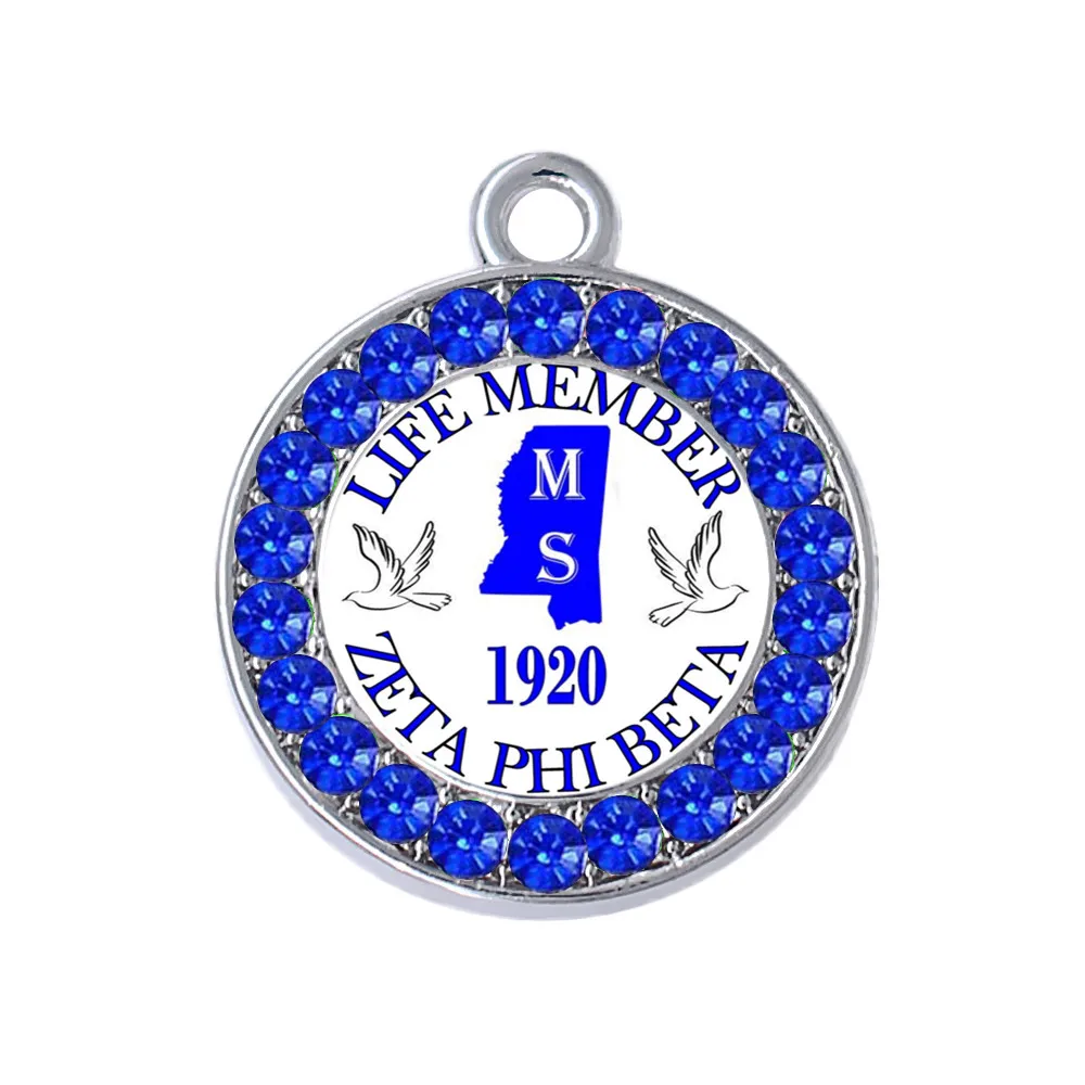 Ювелирные изделия с двойным носом Zeta Phi Beta 1920 года наклейка-член жизни