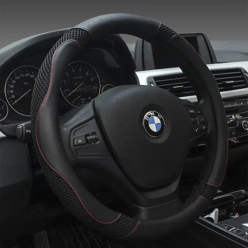 PU Leather Universal Car Steering-wheel Cover 38CM Car-styling Sport Auto Steering Wheel Covers Anti-Slip Automotive Accessories
PU Leather Universal Car Steering-wheel Cover 38CM Car-styling Sport Auto Steering Wheel Covers Anti-Slip Automotive Accessories
