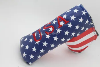High quality 1pc GOLF USA Flag Head Covers For Golf Putter
High quality 1pc GOLF USA Flag Head Covers For Golf Putter