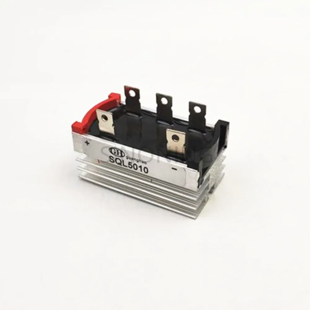 Wind turbine rectification bridge module three-phase bridge rectifier SQL50A SQL5010 with heat dissipation
Wind turbine rectification bridge module three-phase bridge rectifier SQL50A SQL5010 with heat dissipation
