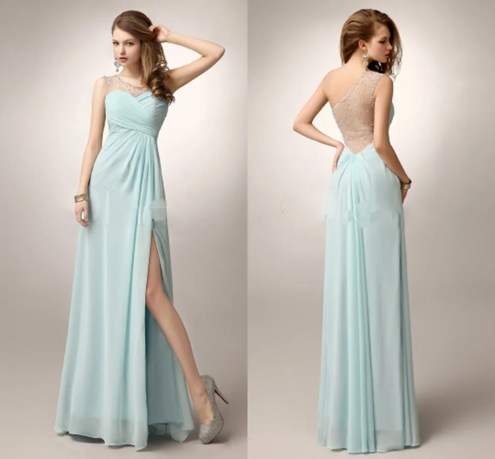Vestido de Novia Prom Dresses Long 2019 Mint Green One Shoulder High Split Beaded Formal Party Dress Sexy Evening Gowns
Vestido de Novia Prom Dresses Long 2019 Mint Green One Shoulder High Split Beaded Formal Party Dress Sexy Evening Gowns