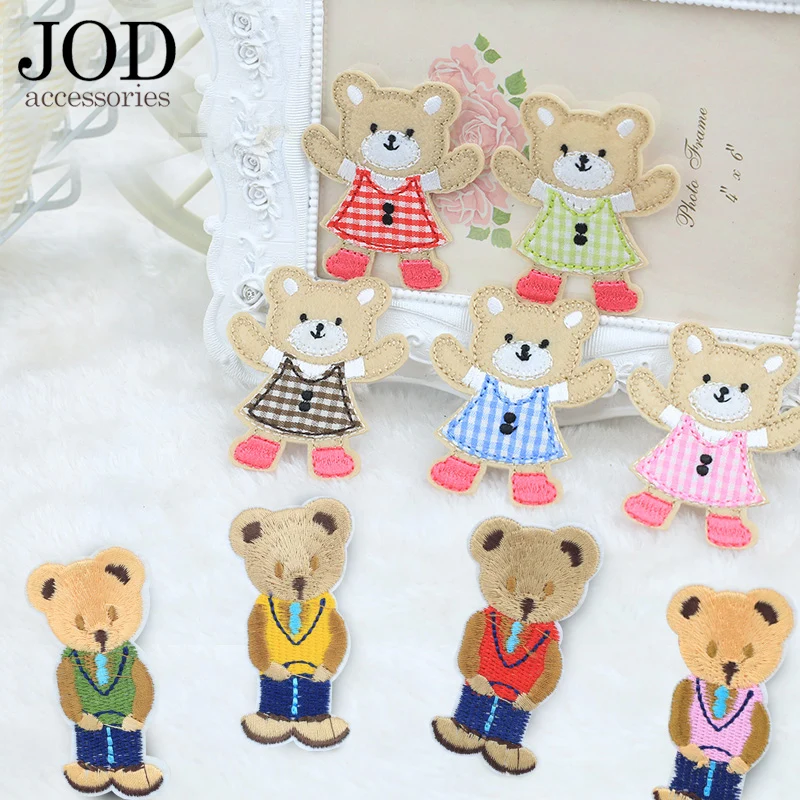 JOD Cartoon Children Patches Bear Sticker Clothes Embroidery Application Iron on Applique DIY Decorative Jacket Kids Skirt Cute
JOD Cartoon Children Patches Bear Sticker Clothes Embroidery Application Iron on Applique DIY Decorative Jacket Kids Skirt Cute