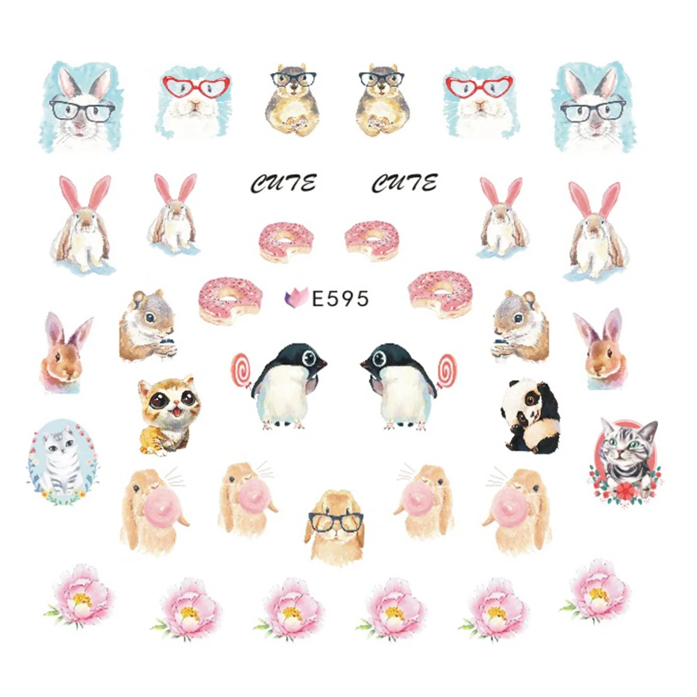 11Patterns 3D Cute Animal Cat Rabbit Panda Dog Penguin Flower Tip Nail Sticker Wrap Decal Tool Manicure Foil DIY Kit JIE589-599
11Patterns 3D Cute Animal Cat Rabbit Panda Dog Penguin Flower Tip Nail Sticker Wrap Decal Tool Manicure Foil DIY Kit JIE589-599