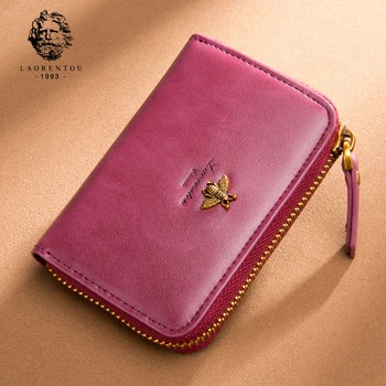 LAORENTOU Women Retro Wallets Multi-Function Wallets Split Leather Purse Lady Fashion Wallet with Zipper Stylish Women Purse
LAORENTOU Women Retro Wallets Multi-Function Wallets Split Leather Purse Lady Fashion Wallet with Zipper Stylish Women Purse