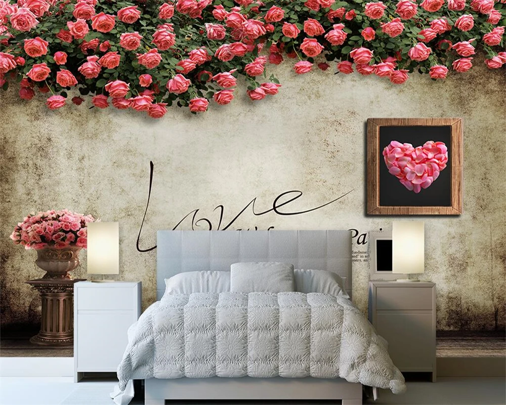 beibehang Custom Wallpaper Renovation Backdrop Bar KTV Decoration Background Wall Retro Nostalgia Rose TV Wall 3d wallpaper
beibehang Custom Wallpaper Renovation Backdrop Bar KTV Decoration Background Wall Retro Nostalgia Rose TV Wall 3d wallpaper