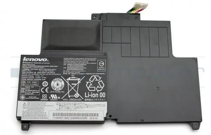 Новый оригинальный аккумулятор для ноутбука LENOVO ThinkPad Twist S230u 45N1168 45N1169 45N1092 45N1093 45N1094 45N1095 14,8 в 47 Втч
Новый оригинальный аккумулятор для ноутбука LENOVO ThinkPad Twist S230u 45N1168 45N1169 45N1092 45N1093 45N1094 45N1095 14,8 в 47 Втч