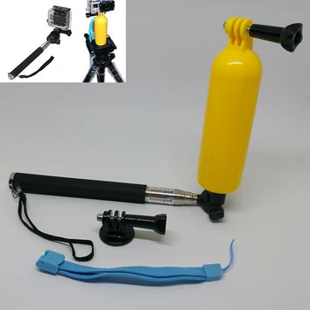 5 in 1 for GoPro Accessories kit Selfi Stick Monopod + Floating Bobber Tripod Mount+ adapter Black for Go pro Hero6 5 4 3 3+ 2 1
5 in 1 for GoPro Accessories kit Selfi Stick Monopod + Floating Bobber Tripod Mount+ adapter Black for Go pro Hero6 5 4 3 3+ 2 1