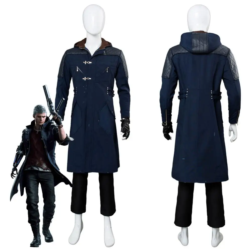 DMC 5 Nero Cosplay Costume Jacket Coat Glove Halloween Costumes For Adult Men No Custom Size
DMC 5 Nero Cosplay Costume Jacket Coat Glove Halloween Costumes For Adult Men No Custom Size