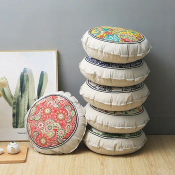 New Chinese style big size thicken round shaped tatami seat cushion 55x55x18cm,Floral Home decoration Pillow with core
New Chinese style big size thicken round shaped tatami seat cushion 55x55x18cm,Floral Home decoration Pillow with core