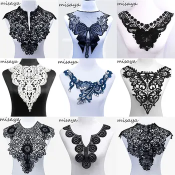 Misaya 1pc Lace Collar of 9 Style Beautiful Flower and Heart Venise Lace Applique Trim Lace Fabric Sewing Supplies Lace Neckline
Misaya 1pc Lace Collar of 9 Style Beautiful Flower and Heart Venise Lace Applique Trim Lace Fabric Sewing Supplies Lace Neckline