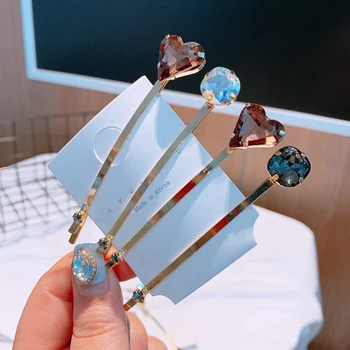 Original Heart-shaped Rhinestone Barrettes Hairpin Women Party Diamond Luxury Hair Clips Fashion Korea Hair Accessories Headwear
Original Heart-shaped Rhinestone Barrettes Hairpin Women Party Diamond Luxury Hair Clips Fashion Korea Hair Accessories Headwear