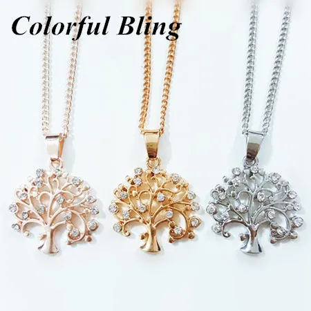 2018 New Fashion Tree Of Life Necklace Pendant Silver Rose Gold Color Crystal Life Tree Necklaces & Pendants Women Jewelry
2018 New Fashion Tree Of Life Necklace Pendant Silver Rose Gold Color Crystal Life Tree Necklaces & Pendants Women Jewelry