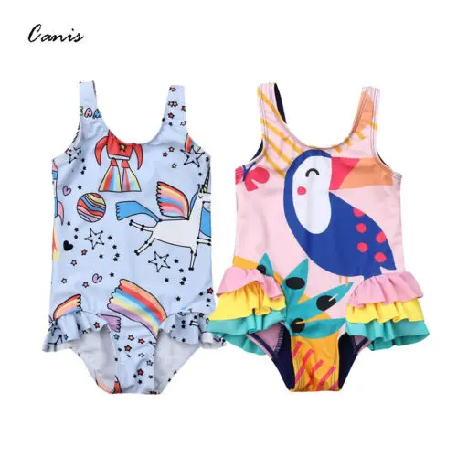 Summer Toddler Baby Girls Swimwear Newborn Baby Kids One Piece Bikini Swimsuit Unicorn Bird Bathing Suit Beachwear Cute
Summer Toddler Baby Girls Swimwear Newborn Baby Kids One Piece Bikini Swimsuit Unicorn Bird Bathing Suit Beachwear Cute