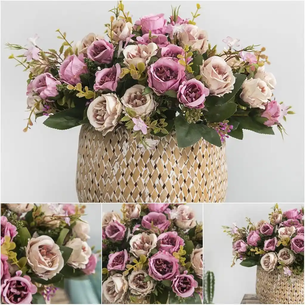 flower potted plant decoration wedding simulation flower