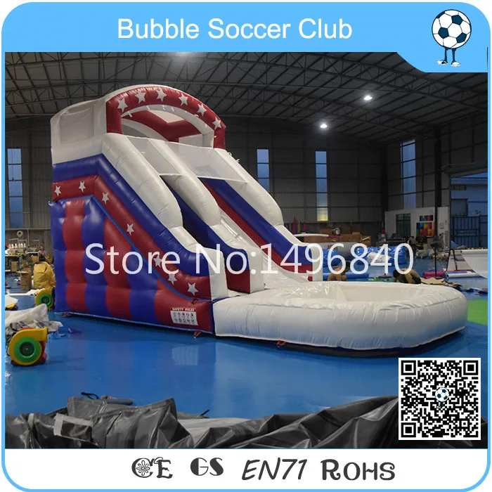 

Free Shipping 7Lx3Wx5Hm Inflatable Water Slide,Inflatable Pool Slides For Inground Pools,Commercial Inflatable Water Slides