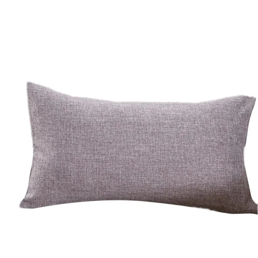 Simple Fashion Pillow Cases Cafe Sofa Throw Cushion Cover Solid Color Linen Cotton Rectangle PillowCases Home Decor 30*50cm#3$ 
Simple Fashion Pillow Cases Cafe Sofa Throw Cushion Cover Solid Color Linen Cotton Rectangle PillowCases Home Decor 30*50cm#3$