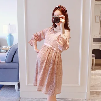 Maternity Clothes 2018 Spring Summer Maternity dress Lace Patchwork Plus Size Loose Dress Pregnancy Clothes for Pregnant Women
Maternity Clothes 2018 Spring Summer Maternity dress Lace Patchwork Plus Size Loose Dress Pregnancy Clothes for Pregnant Women