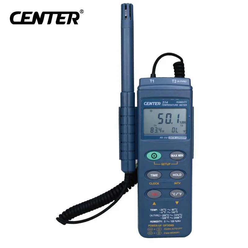 CENTER-310 Digital Portable PC Interface Humidity Temperature Tester Triple Display PC Interface Humidity Temperature Meter
CENTER-310 Digital Portable PC Interface Humidity Temperature Tester Triple Display PC Interface Humidity Temperature Meter