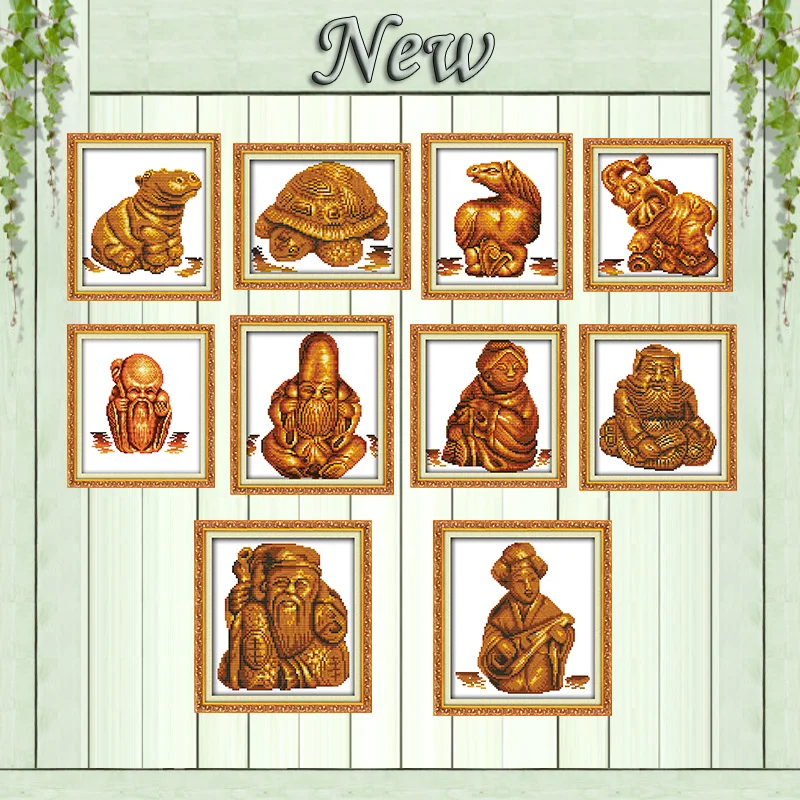 God of longevity Gold statuette animal painting counted print on canvas DMC 11CT 14CT Cross Stitch kit needlework embroidery Set
God of longevity Gold statuette animal painting counted print on canvas DMC 11CT 14CT Cross Stitch kit needlework embroidery Set