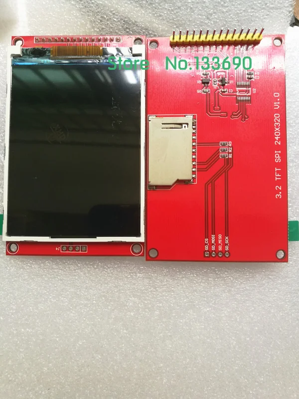 3.2 inch TFT LCD Module No Touch Panel ILI9341 Drive IC 240(RGB)*320 SPI Interface (9 IO) 240*320 spi port for UNO R3 MEGA2560
3.2 inch TFT LCD Module No Touch Panel ILI9341 Drive IC 240(RGB)*320 SPI Interface (9 IO) 240*320 spi port for UNO R3 MEGA2560