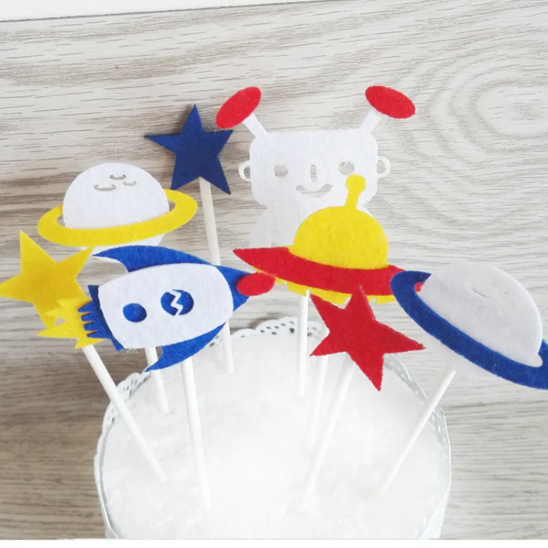 Space Party Decoration Alien Robot Cupcake Toppers Cake Flags Boy Kids Birthday Party Supplies
Space Party Decoration Alien Robot Cupcake Toppers Cake Flags Boy Kids Birthday Party Supplies