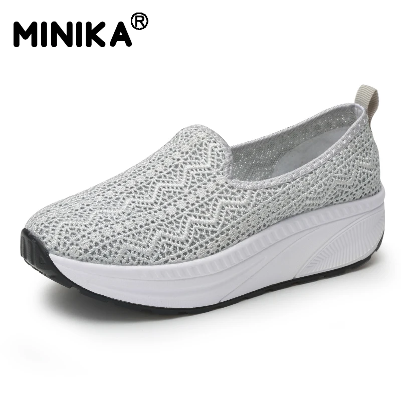 Minika Hollow Floral Breathable Lace Women Shoes New Summer Women's Casual Platform Shoes Elegant Slimming Swing Slip On Flats
Minika Hollow Floral Breathable Lace Women Shoes New Summer Women's Casual Platform Shoes Elegant Slimming Swing Slip On Flats