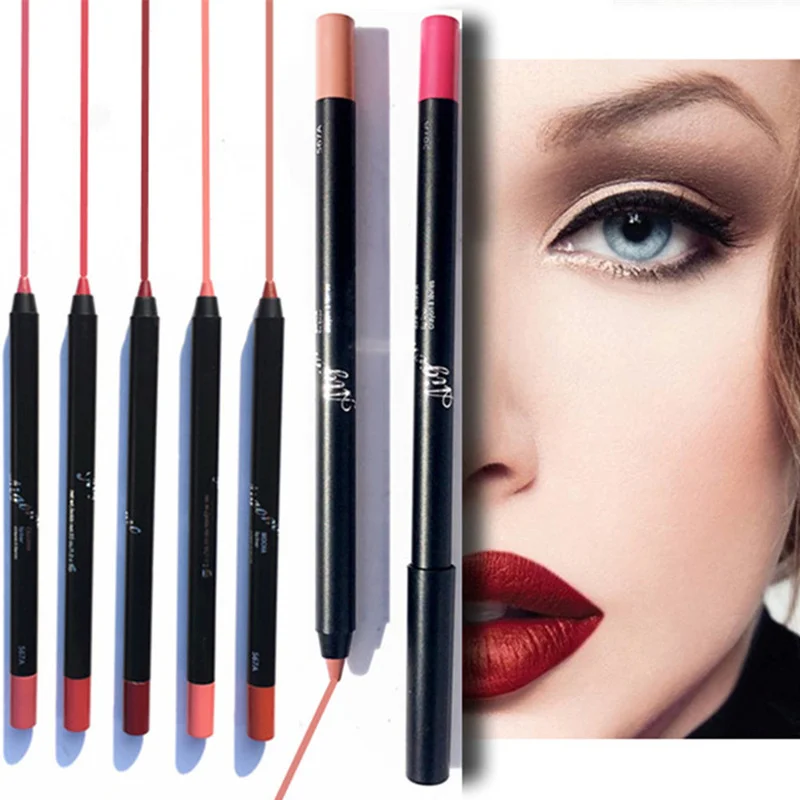 2019 Waterproof Matte Lipstick Pencil Lip Liner Makeup Contour Lip Tint Sexy Batom Mate Long Lasting Moisturizer Lipliner TSLM1
2019 Waterproof Matte Lipstick Pencil Lip Liner Makeup Contour Lip Tint Sexy Batom Mate Long Lasting Moisturizer Lipliner TSLM1