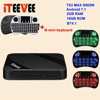 TX3 Max Smart TV Box Android 7.1 Amlogic S905W 2GB 16GB B/T 4.1 Media Player 4K Set-top Box HD PK TX3 Mini X96 mini 1pc TX3 MAX
TX3 Max Smart TV Box Android 7.1 Amlogic S905W 2GB 16GB B/T 4.1 Media Player 4K Set-top Box HD PK TX3 Mini X96 mini 1pc TX3 MAX