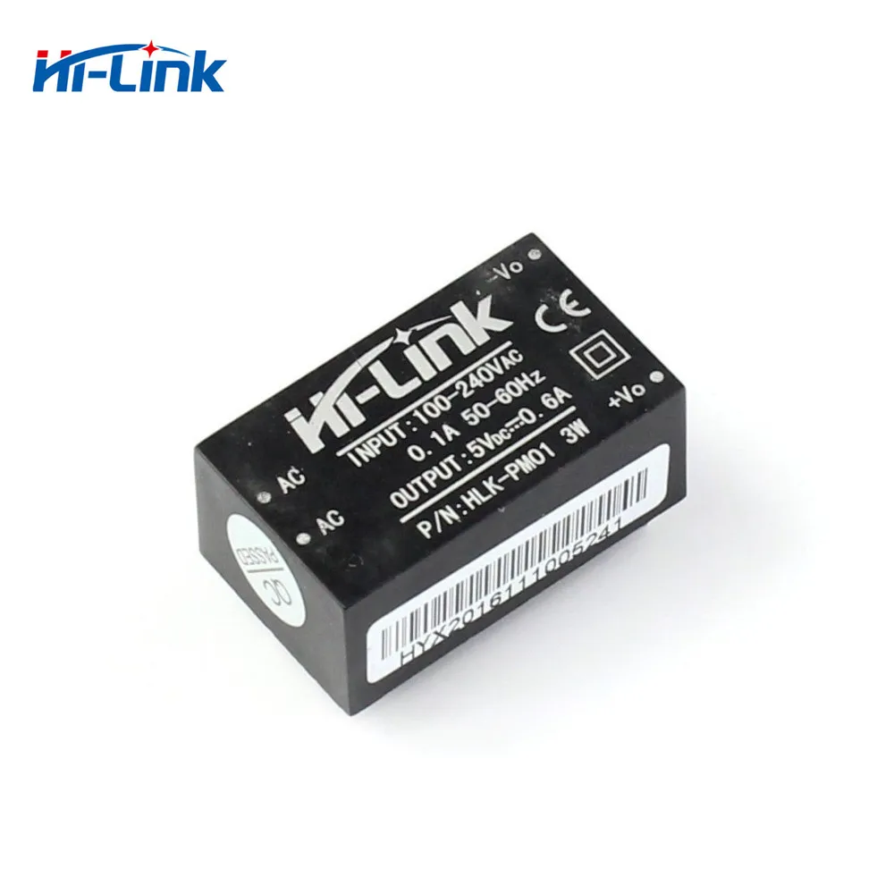 Original Hi-Link ac dc 5v 3w mini power supply module 220v isolated switch mode power module supply HLK-PM01
Original Hi-Link ac dc 5v 3w mini power supply module 220v isolated switch mode power module supply HLK-PM01
