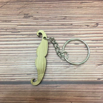 20pcs Moustache shape bamboo material keychain ring keychain custom wood keychin
20pcs Moustache shape bamboo material keychain ring keychain custom wood keychin