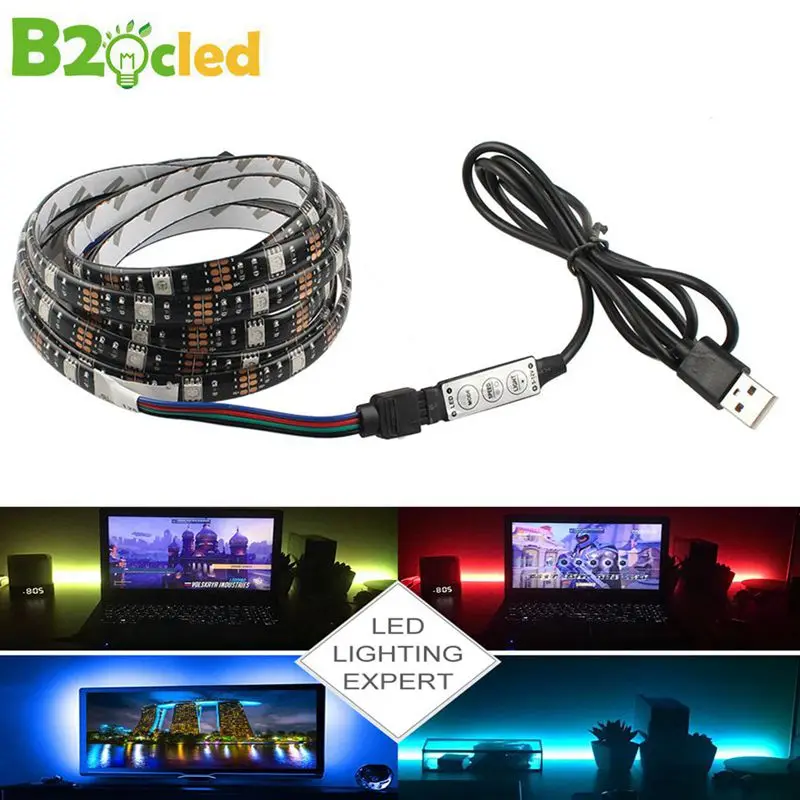 USB LED Strip 5V 5050 RGB 1M 2M TV background lighting IP65 waterproof LED light strip adhesive tape with Mini 3Key Controller
USB LED Strip 5V 5050 RGB 1M 2M TV background lighting IP65 waterproof LED light strip adhesive tape with Mini 3Key Controller