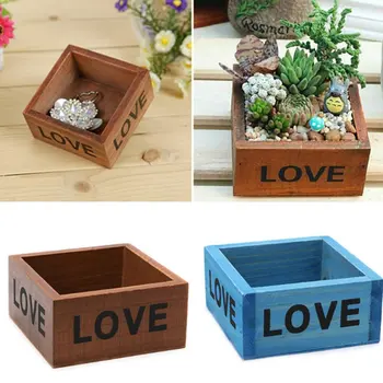 Creative Square Wooden Succulent Plant Flower Bed Pot Box Garden Planter Home Storage fleshy flower pot Garden Pots
Creative Square Wooden Succulent Plant Flower Bed Pot Box Garden Planter Home Storage fleshy flower pot Garden Pots