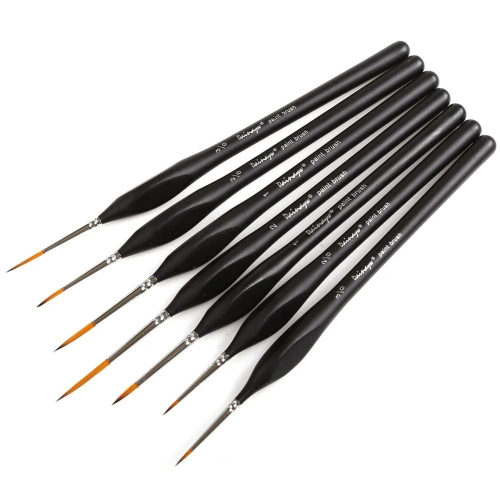 Premium Quality 7Pcs Miniature Hook Line Pen Fine Watercolor Paint Brush Set For Drawing Gouache Oil Painting Brush Art Supplies
Premium Quality 7Pcs Miniature Hook Line Pen Fine Watercolor Paint Brush Set For Drawing Gouache Oil Painting Brush Art Supplies