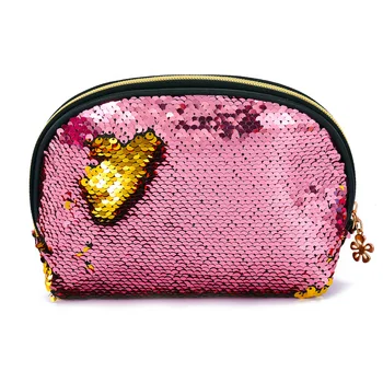 BONAMIE Fashion Bling Sequin Cosmetic Bag Case Shell Shape Travel Makeup Storage Bag Double Color Lady Party Evening Bag Pink 
BONAMIE Fashion Bling Sequin Cosmetic Bag Case Shell Shape Travel Makeup Storage Bag Double Color Lady Party Evening Bag Pink
