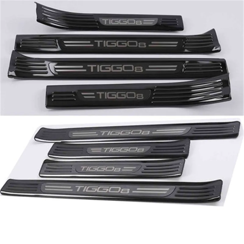 high quality stainless steel Car Internal external door cover outside door sill plate for Chery Tiggo 8 2018 2019 Styling
high quality stainless steel Car Internal external door cover outside door sill plate for Chery Tiggo 8 2018 2019 Styling