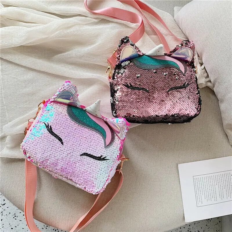 Fashion Women PU Sequined Small Messenger Cross Body Handbag Unique Design Unicorn Cute Ladies Hobo Shoulder Cellphone Bag Tote
Fashion Women PU Sequined Small Messenger Cross Body Handbag Unique Design Unicorn Cute Ladies Hobo Shoulder Cellphone Bag Tote