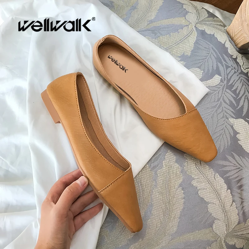 Wellwalk Grain Leather Ballerinas Women Flat Shoes PU Material Ladies Slip On Ballet Flats Foldable Moccasins Casual Summer Shoe
Wellwalk Grain Leather Ballerinas Women Flat Shoes PU Material Ladies Slip On Ballet Flats Foldable Moccasins Casual Summer Shoe