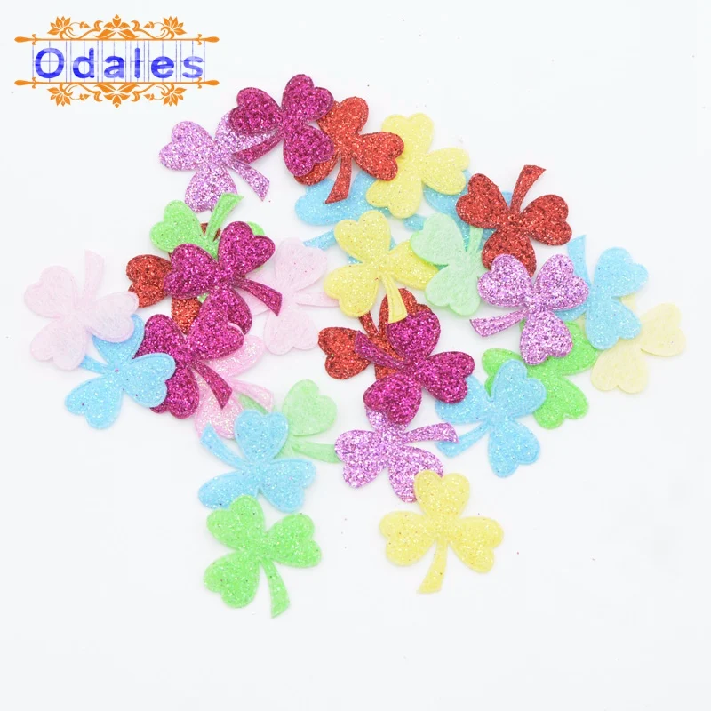 200Pcs Glitter Fabric Clover Leaf Patches Smal Clover Appliques for Card Making DIY Crafts Scrapbooking Accessories Ornament
200Pcs Glitter Fabric Clover Leaf Patches Smal Clover Appliques for Card Making DIY Crafts Scrapbooking Accessories Ornament