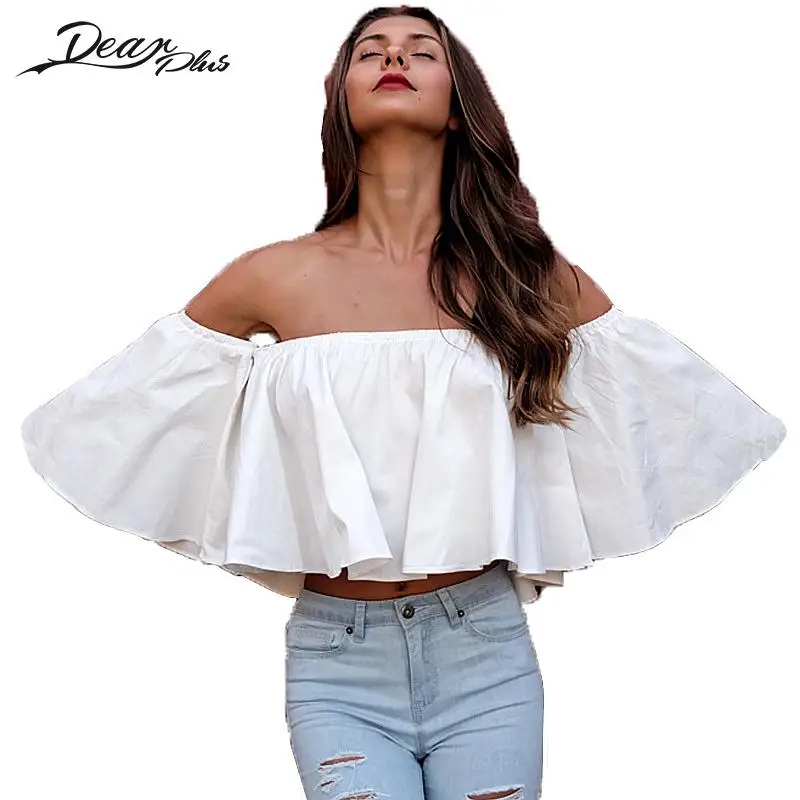 Sexy Shirt Women Off Shoulder Top Roupa Blouse Shirt Ruffles Slash Neck Girls Blouse Women Tube Tops Tees Short Hot Casual Blusa
Sexy Shirt Women Off Shoulder Top Roupa Blouse Shirt Ruffles Slash Neck Girls Blouse Women Tube Tops Tees Short Hot Casual Blusa