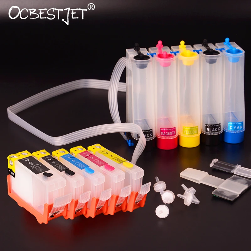5Colors/Set For Canon PGI-5 CLI-8 Continuous Ink Supply System For Canon IP3300 IP4200 IP4300 IP4500 IP5300 IX4000 IX5000 MP970
5Colors/Set For Canon PGI-5 CLI-8 Continuous Ink Supply System For Canon IP3300 IP4200 IP4300 IP4500 IP5300 IX4000 IX5000 MP970