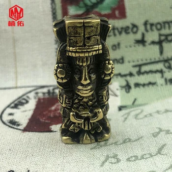 1PC Maya Statue Retro Brass Knife Beads Lanyard Pendant Paracord Umbrella Rope Bracelet Flashlight EDC Pendant Accessories
1PC Maya Statue Retro Brass Knife Beads Lanyard Pendant Paracord Umbrella Rope Bracelet Flashlight EDC Pendant Accessories