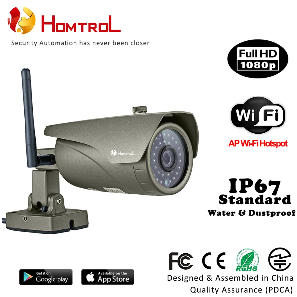 IP67 Waterproof IP Camera 1080P 2 Mega Pixel HD Smart Home Security Bullet IP Security Survelliance Camera
IP67 Waterproof IP Camera 1080P 2 Mega Pixel HD Smart Home Security Bullet IP Security Survelliance Camera