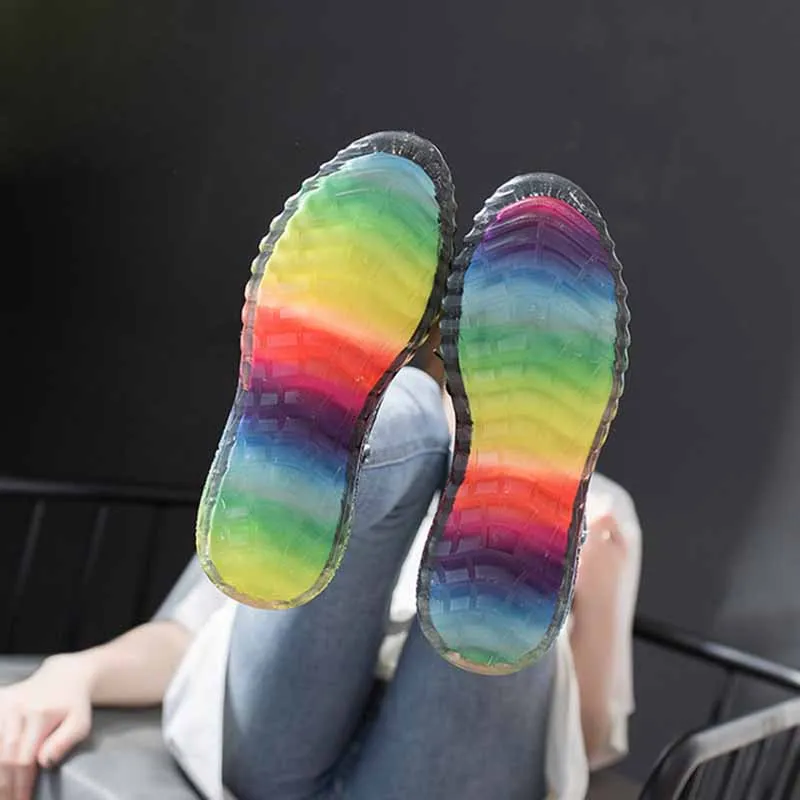 Women Casual Shoes Fashion Rainbow sneakers Breathable Walking Mesh Flat Shoes 2019 popular Comfortable running women's shoes
Women Casual Shoes Fashion Rainbow sneakers Breathable Walking Mesh Flat Shoes 2019 popular Comfortable running women's shoes