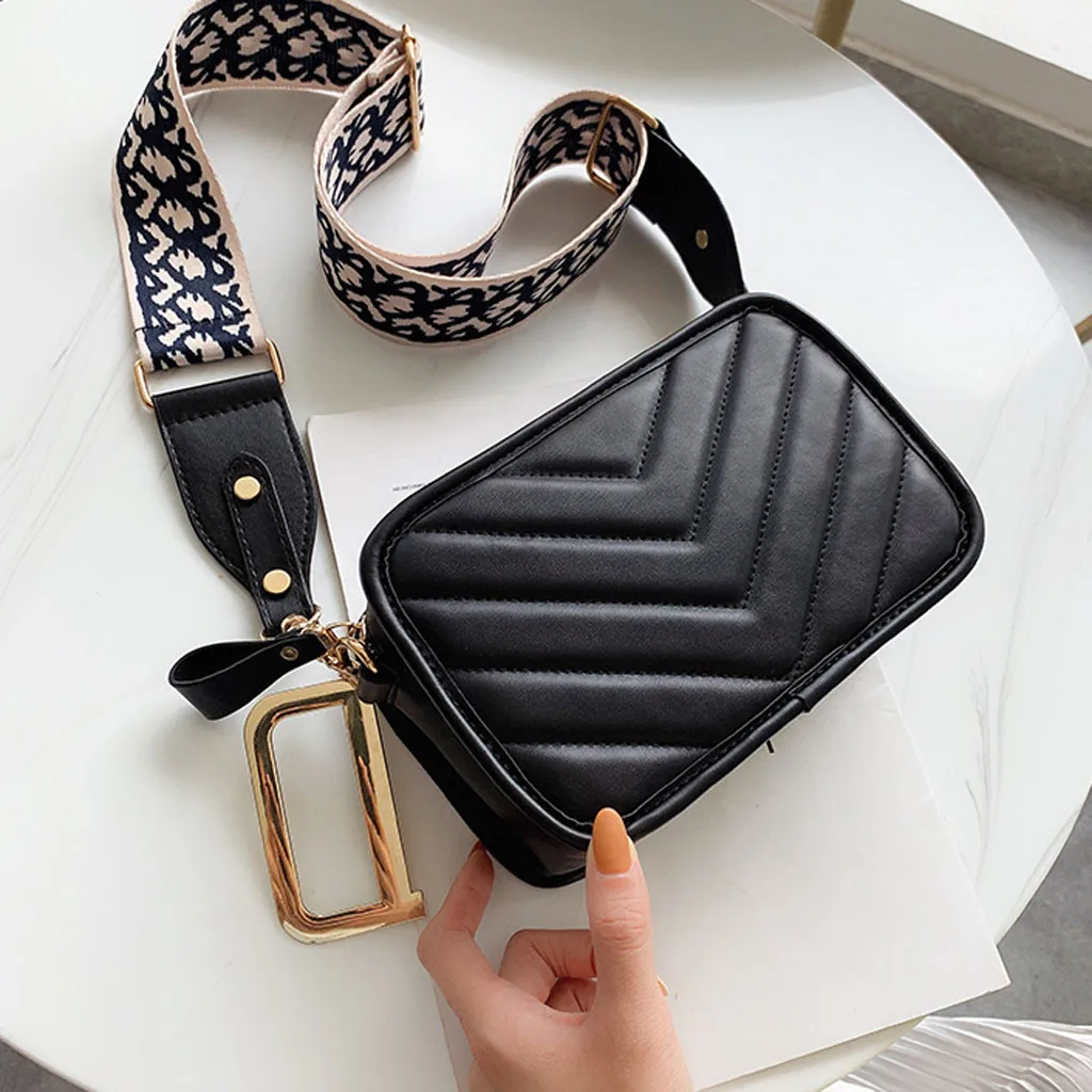 Casual Female Shoulder Bag New Fashion Women Striped Leather Letter Ribbon Bag Crossbody Bags Shoulder Bags for 2019
Casual Female Shoulder Bag New Fashion Women Striped Leather Letter Ribbon Bag Crossbody Bags Shoulder Bags for 2019
