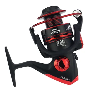 Fishing Reels Spinning JX 1000-7000 Series 12BB Metal Head Hand Saltwater Wheel Fishing Accessories
Fishing Reels Spinning JX 1000-7000 Series 12BB Metal Head Hand Saltwater Wheel Fishing Accessories